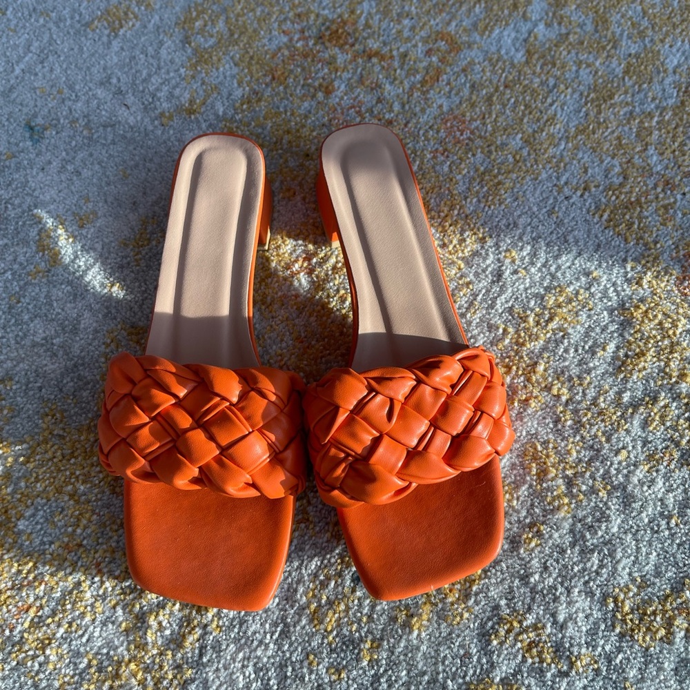Orange Sandals